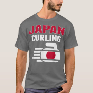 T-shirt Japon Curling Rock Sport Fans Japonais Sport d'hiv