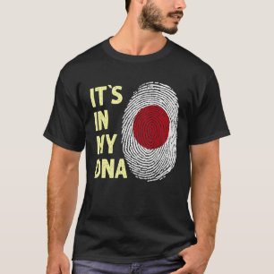 T-shirt Japon Dans Mon Adn Japonais Drapeau Équipe Japon