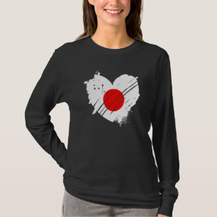 T-shirt Japon Drapeau J'Aime Japon Il Est Dans Mon Adn Pou