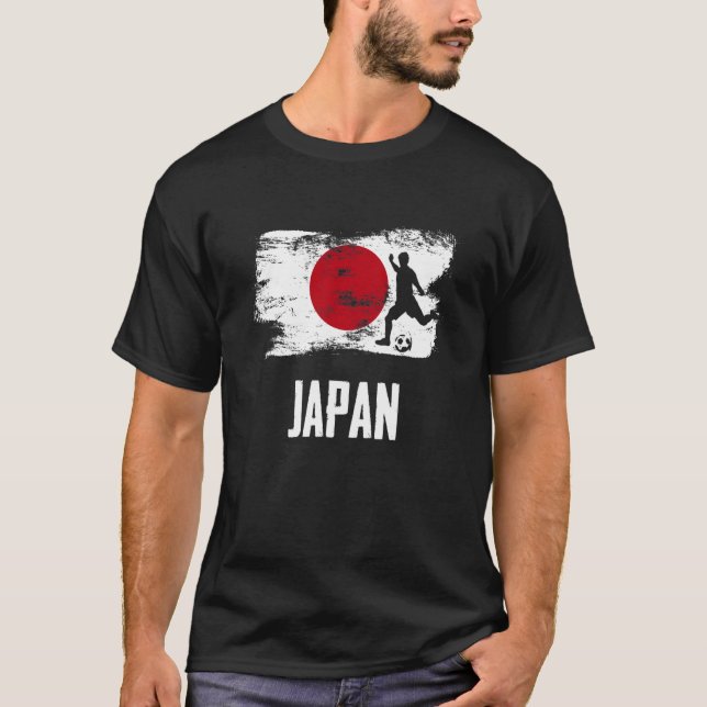 T-shirt Japon Drapeau Jersey Japonais Soccer Team Japonais (Devant)