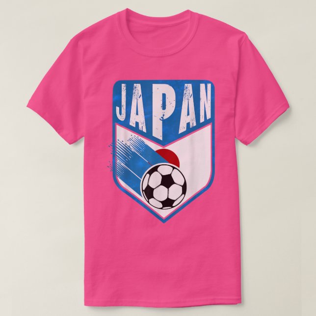 T-shirt Japon Fans de football Jersey Drapeau Japonais Foo (Design devant)