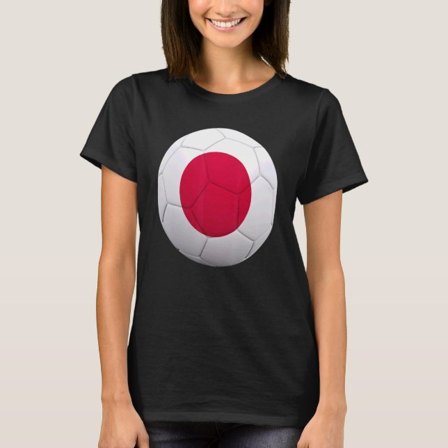 T-shirt Japon Football National Ball Japon Drapeau Footbal (Devant)