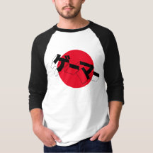 Japon GAMER Baseball Shirt - Jeux vidéo "GE-MA"