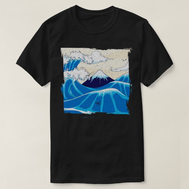 T-shirt Japon Grande vague (Design devant)