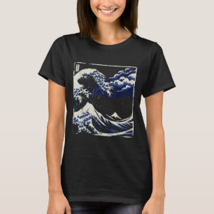 T-shirt Japon Grande vague au large de Kanagawa Ukiyo-e Ar