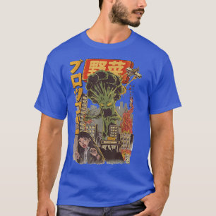 T-shirt Japon Japon Kaiju Vegetable Broccoli Anime