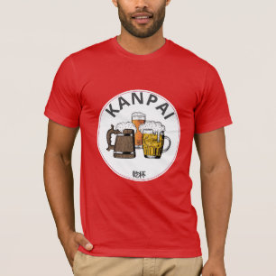 T-shirt JAPON Kanpai 乾 杯 Grande Bière Japonaise