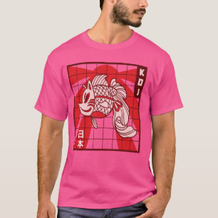 T-shirt Japon Koi Carp Koifish Tancho Nishikigoi Pond Toky
