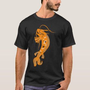 T-shirt Japon Koi Japonais Poisson Fleur de cerise 40