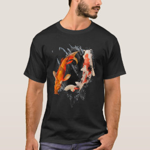 T-shirt Japon Koi Japonais Poisson Fleur de Cerisier 5