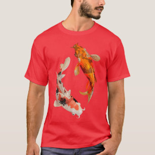 T-shirt Japon Koi Lovers Japonais Poisson Cerise Blossom20