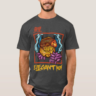 T-shirt Japon Koi poisson tatouage japonais529