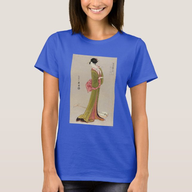 T-shirt Japon : La Geisha Itsutomi (Devant)