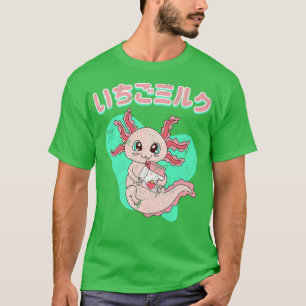 T-shirt Japon Lait Shake fraise Lait Aolotl