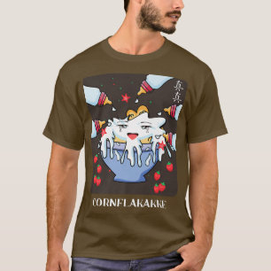 T-shirt Japon Manga Anime naughty Pun Foodie Otaku Cornfla