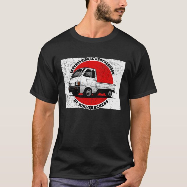 T-shirt Japon Mini Camion Kei Voiture 4woff Road Papa Cami (Devant)