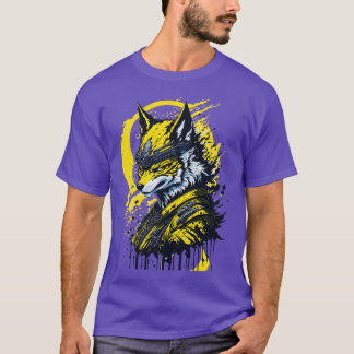 T-shirt Japon ninja loup