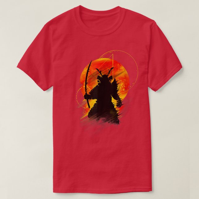 T-shirt Japon Samurai Bushido Code 1 (Design devant)