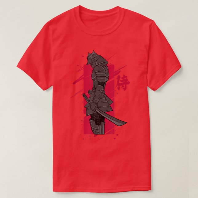 T-shirt Japon Samurai Bushido Code 3 (Design devant)