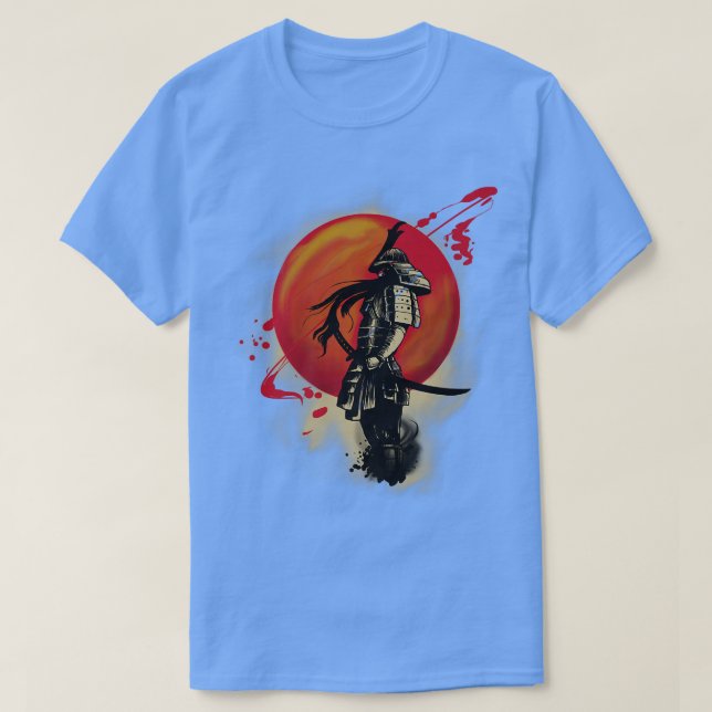 T-shirt Japon Samurai Bushido Code cadeau  (Design devant)