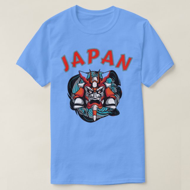 T-shirt Japon Samurai Masque graphique (2) (Design devant)