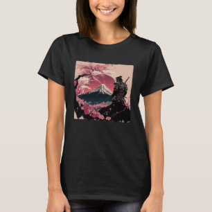 T-shirt Japon Samurai Retro Vintage Sword Warrior Japonais