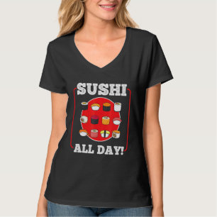 T-shirt Japon Sashimi Sushi Chopsticks Sushibar Temaki Nor