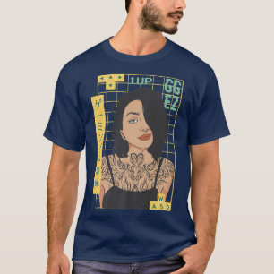 T-shirt Japon Tatouage tatoué Gamer Girl Anime Jeu WASD