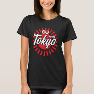 T-shirt Japon Tokyo Soleil Rouge Harajuku Asie Anime Souve