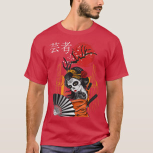 T-shirt Japon Zombie Anime Otaku Grunge Rétro Tokyo Kanji