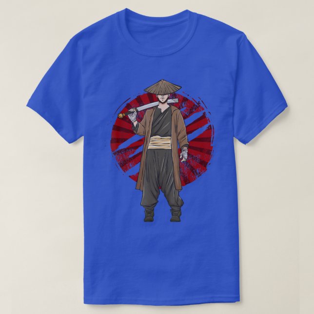 T-shirt Japonais Aesthétique Samurai Amateurs (2) (Design devant)