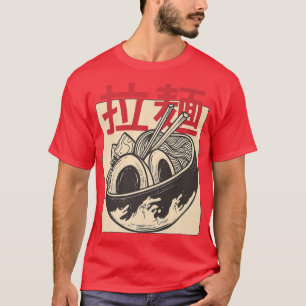 T-shirt Japonais Anime Ramen nouilles Otaku Esthétique 397