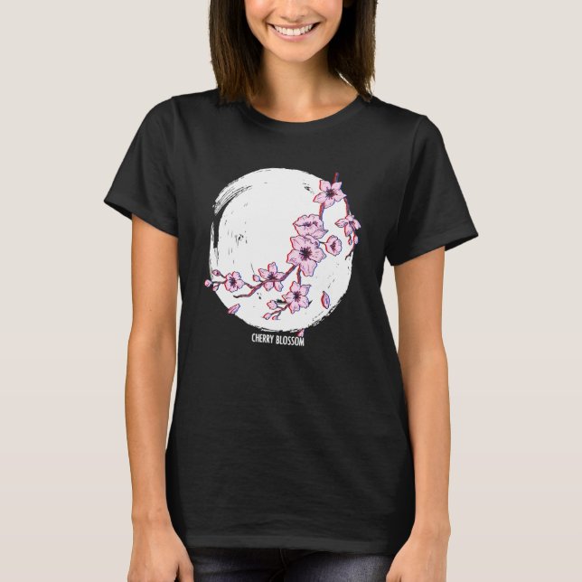 T-shirt Japonais Cherry Blossom esthétique Vaporwave Otaku (Devant)