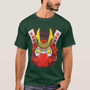 T-shirt Japonais Daruma Charmant Samurai
