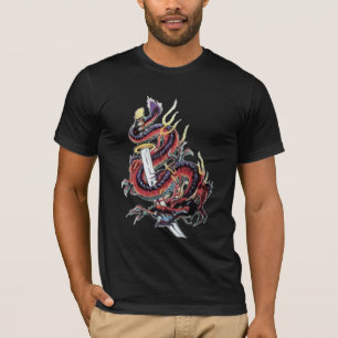 T-shirt japonais de dragon de Sui Riu