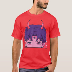 T-shirt Japonais Devil Étudier Anime Manga Graphic Art Ja