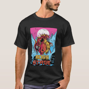 T-shirt Japonais esthétique Boss Stage Otaku Vaporwave
