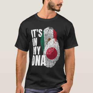 T-shirt Japonais et mexicain Mix Heritage DNA Flag T Shirt