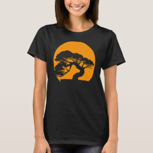 T-shirt Japonais Femmes et Hommes Coucher de soleil Japon