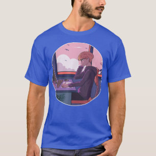 T-shirt Japonais garçon étudiant Anime Manga Graphic Art J