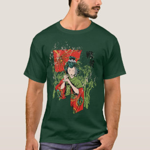 T-shirt Japonais Geisha Japonais Samurai Japon (2)