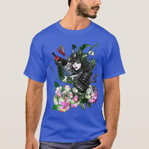 T-shirt Japonais Geisha Sword Samurai Guerrier