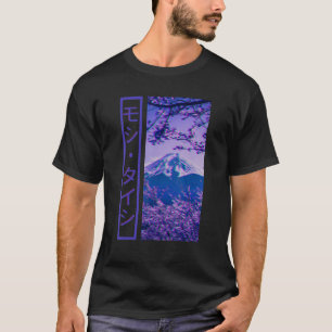 T-shirt Japonais Glitch Cyberpunk Tokyo Streetwear Aesthet