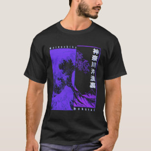 T-shirt Japonais Katsushika Hokusai Grande vague au large 
