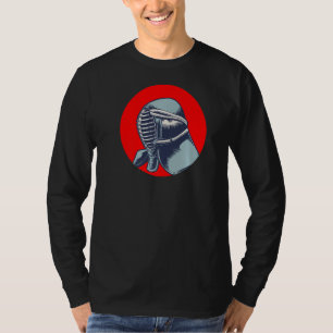 T-shirt Japonais Kendo Mask Rising Sun