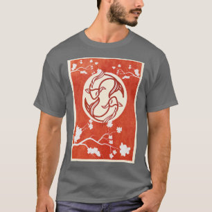 T-shirt Japonais Koi Carp Nishikigoi Poisson Fleur de ceri