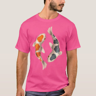 T-shirt Japonais Koi Fish Yin Yang