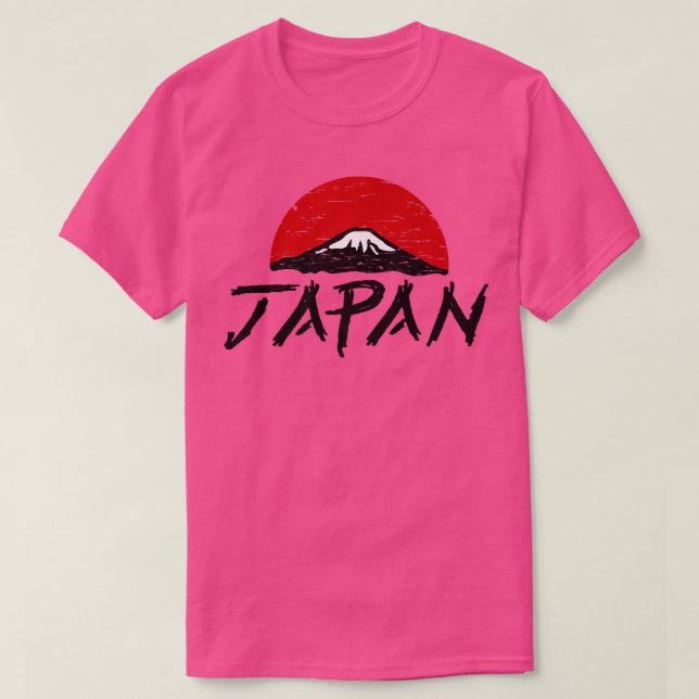 T-shirt japonais Nihon Fuji Torii Sun Premium (Design devant)