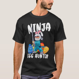 T-shirt Japonais Ninja Chasseur d'oeufs Enfants Garçons Fi