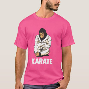 T-shirt Japonais Okinawa Karate Gorilla
